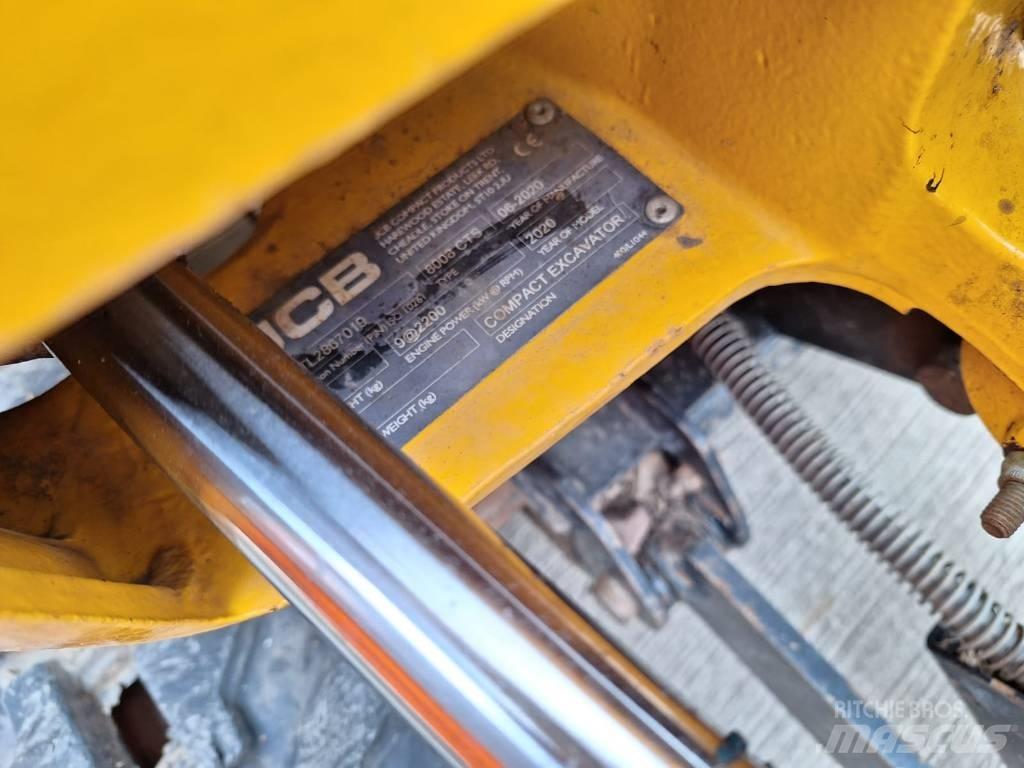 JCB 8008 Mini rýpadla < 7t