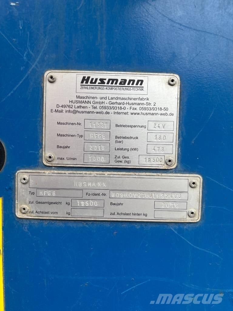 Husmann HFG 6 Drtiče odpadu