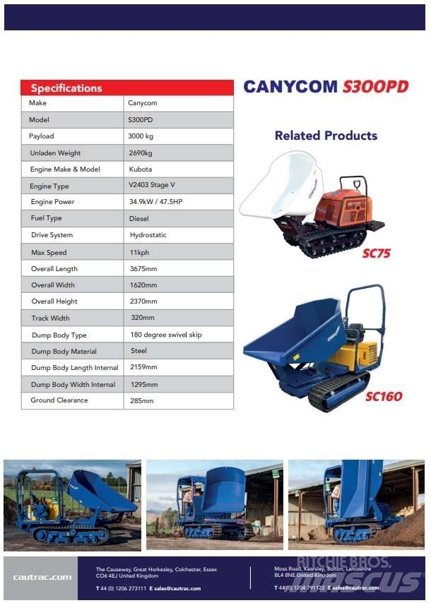 Canycom s300 Pásové dempry