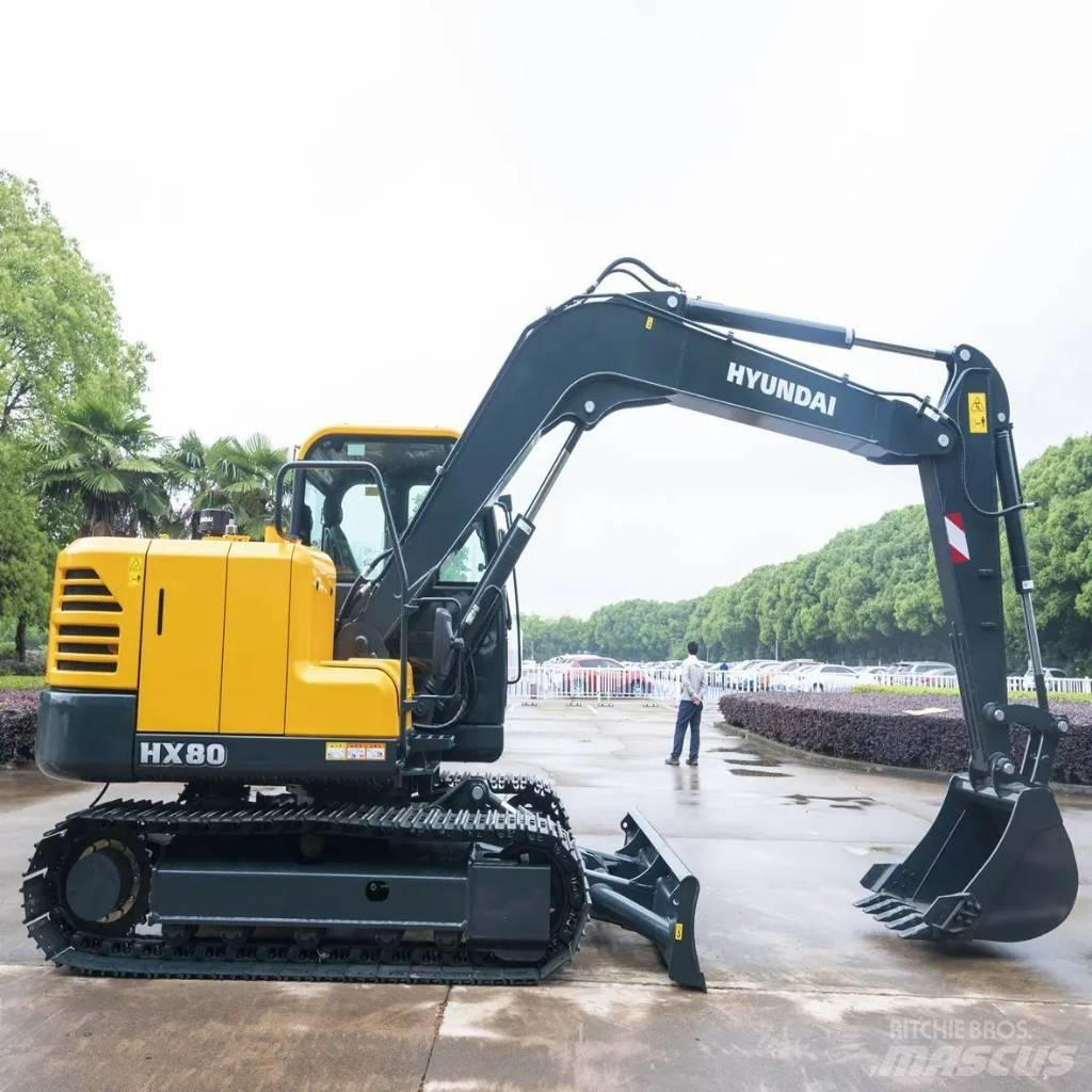 Hyundai HX80 Midi rýpadla 7t - 12t