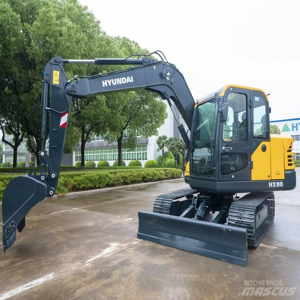 Hyundai HX80 Midi rýpadla 7t - 12t