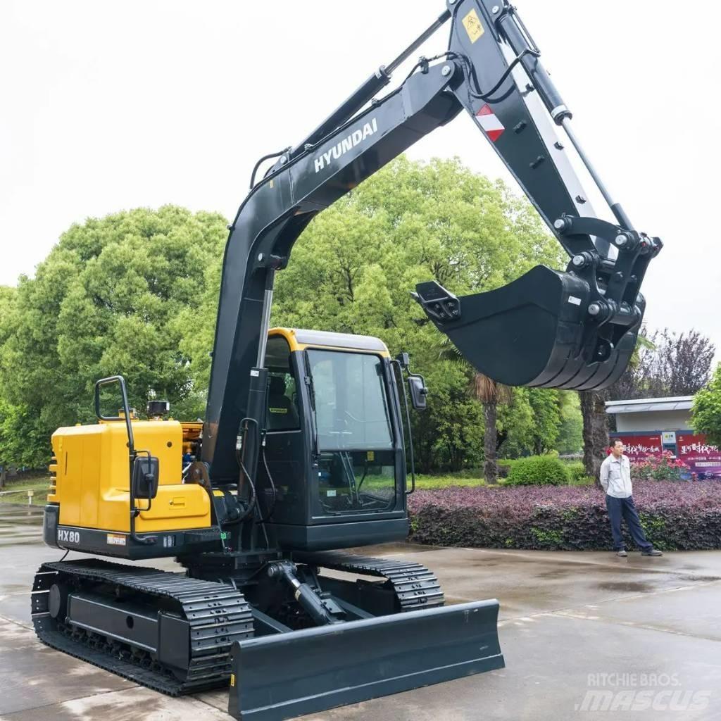 Hyundai HX80 Midi rýpadla 7t - 12t