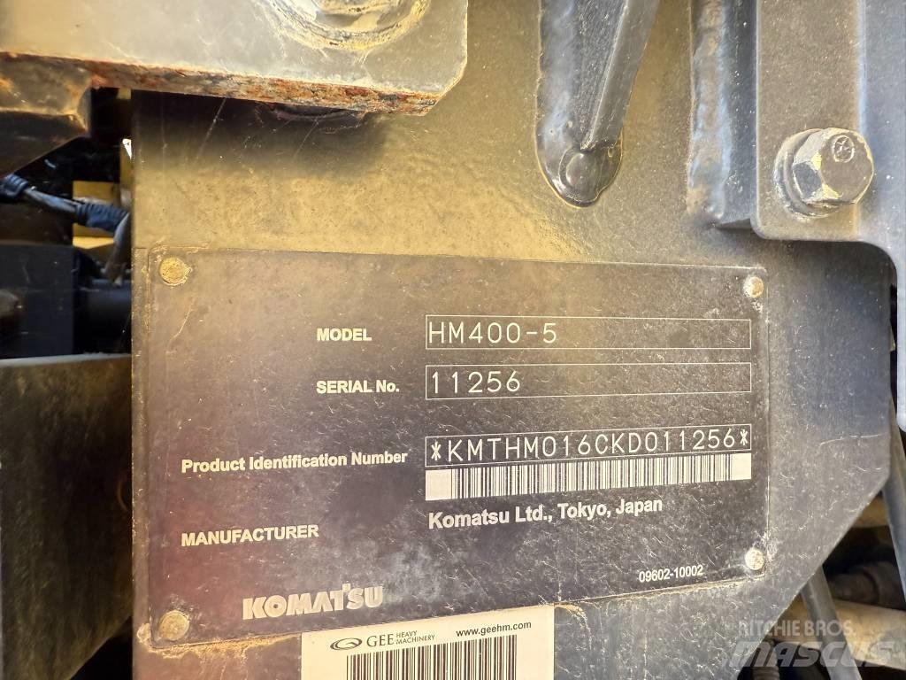 Komatsu HM400-5 Kloubové dempry