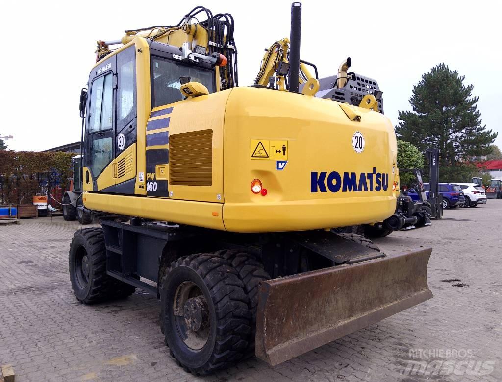 Komatsu PW160-11 Kolová rýpadla