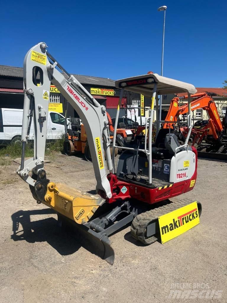Takeuchi TB216 Mini rýpadla < 7t