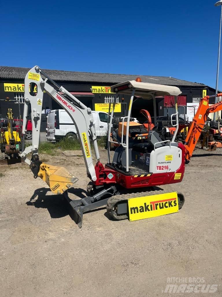 Takeuchi TB216 Mini rýpadla < 7t