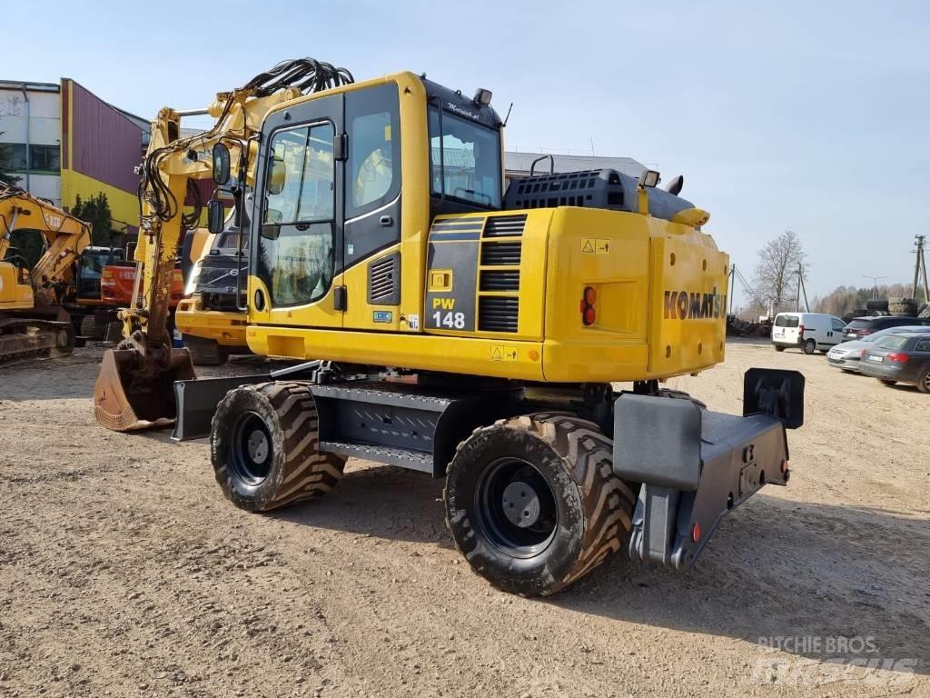 Komatsu PW 148-8 Kolová rýpadla