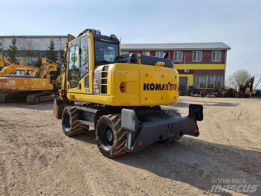 Komatsu PW 148-8 Kolová rýpadla