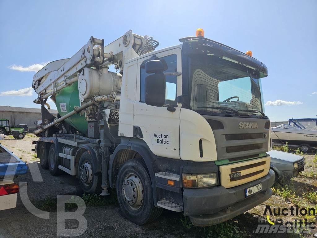 Scania P 420 Nákladní auta s čerpadly betonu