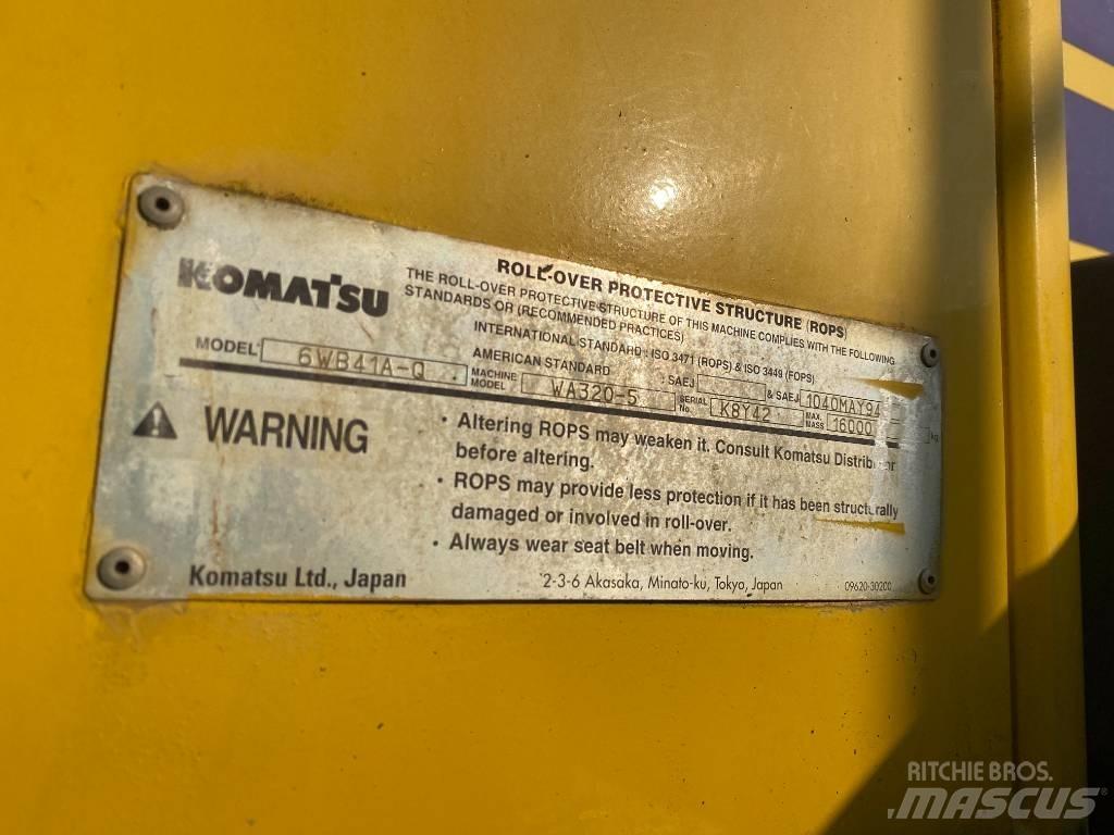 Komatsu WA 320-5 Kolové nakladače