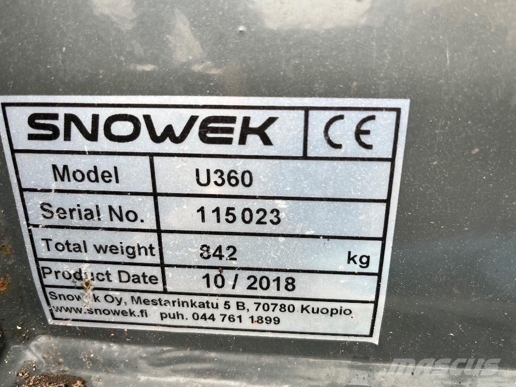 Snowek U360 Sněžné pluhy, přední sněhové radlice