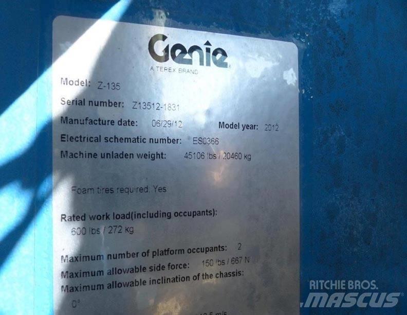 Genie Z135 Kloubové plošiny