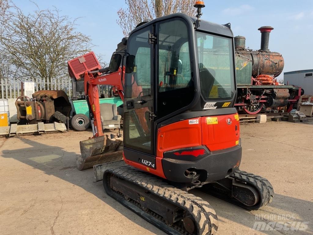 Kubota U27-4 Mini rýpadla < 7t
