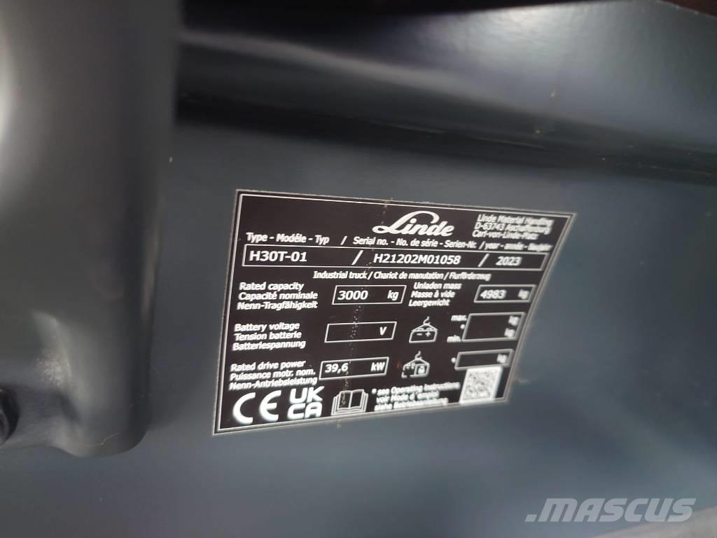 Linde H 30 T LPG vozíky