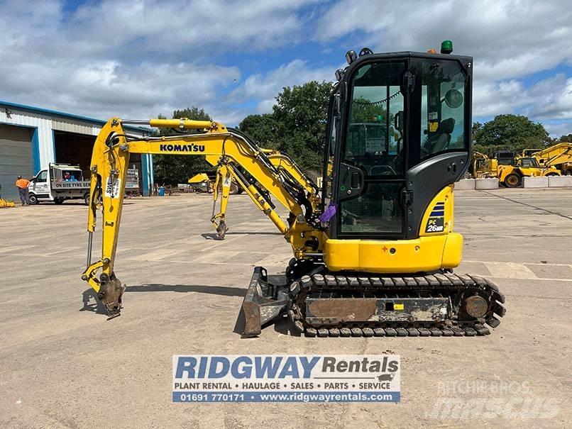 Komatsu PC 26 MR Mini rýpadla < 7t