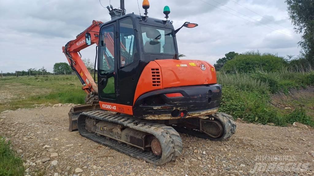 Kubota KX 080-4 Midi rýpadla 7t - 12t