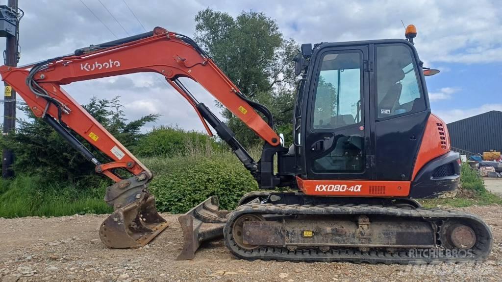 Kubota KX 080-4 Midi rýpadla 7t - 12t
