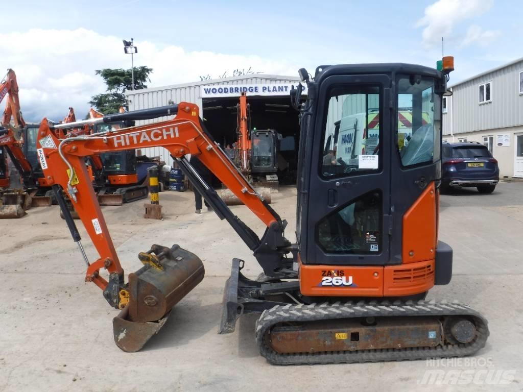 Hitachi ZX 26 U-6 Mini rýpadla < 7t