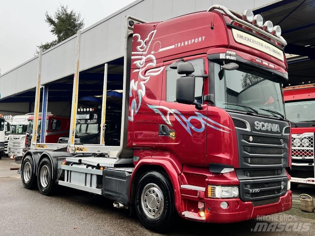 Scania R730 V8 Vozy na přepravu kmenů