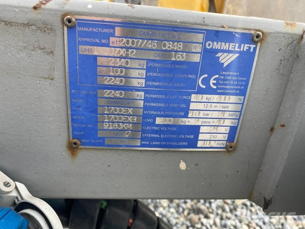 Omme 1700 EBX Přívěsové plošiny