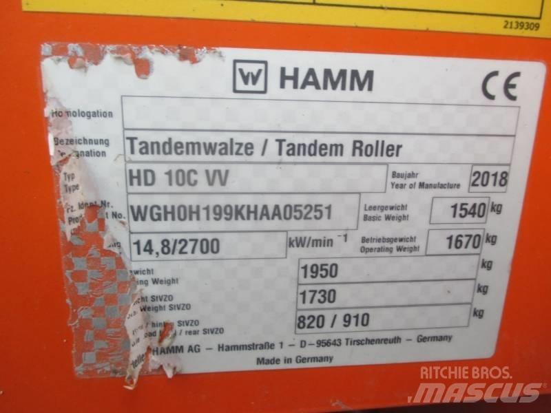 Hamm HD 10 C VV Tandemové válce