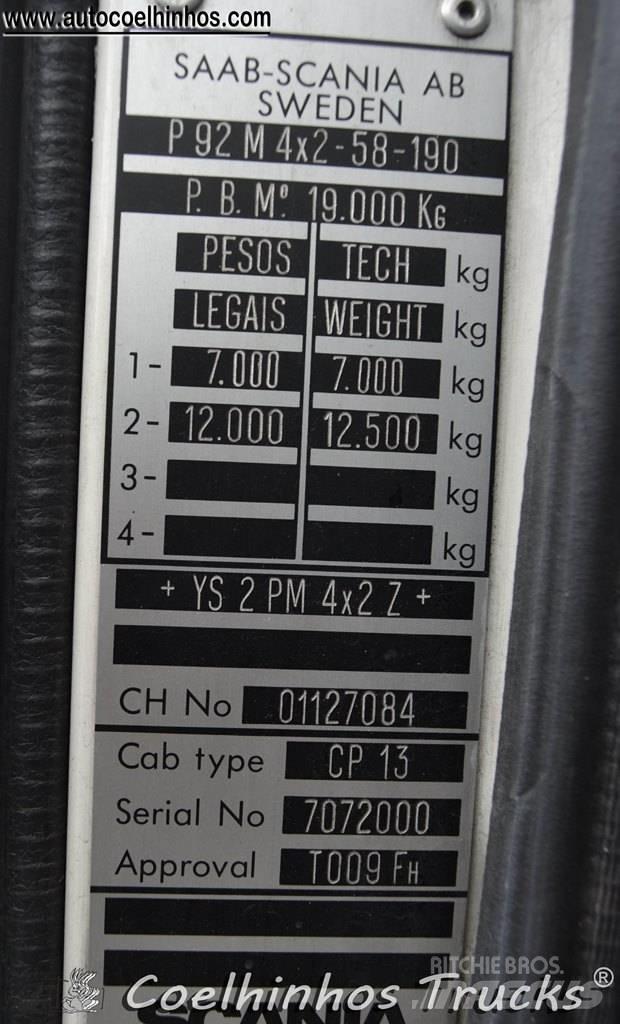 Scania 92 M Zaplachtované vozy