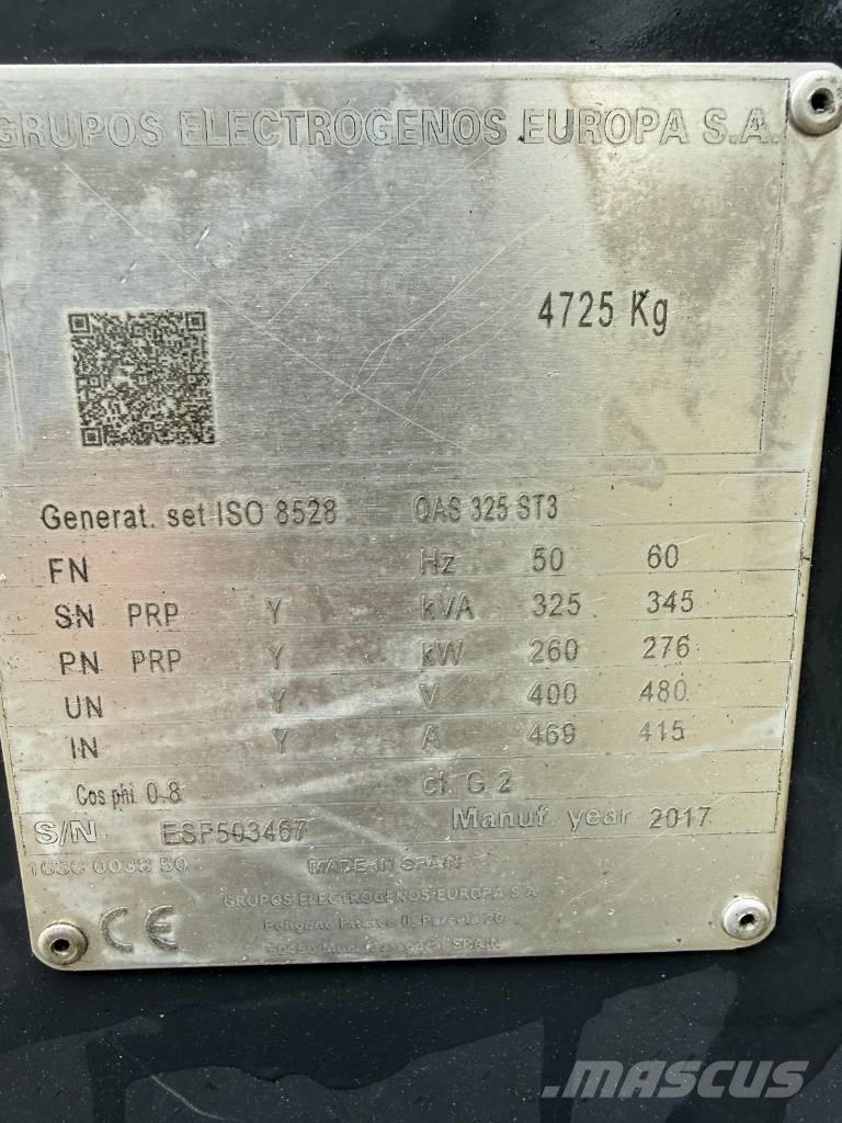 Atlas Copco QAS 325 Naftové generátory