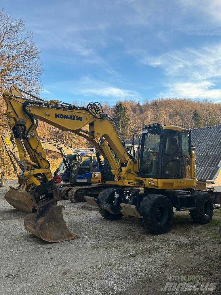 Komatsu Pw118mr11 Kolová rýpadla