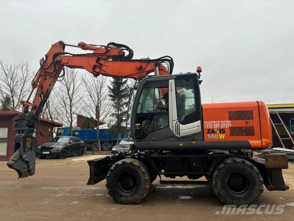 Hitachi ZX140 W-3 Kolová rýpadla