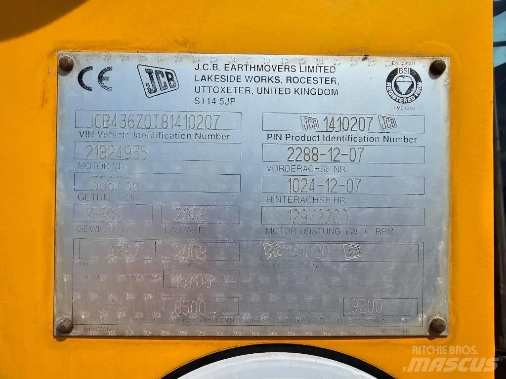 JCB 436 ZX Kolové nakladače