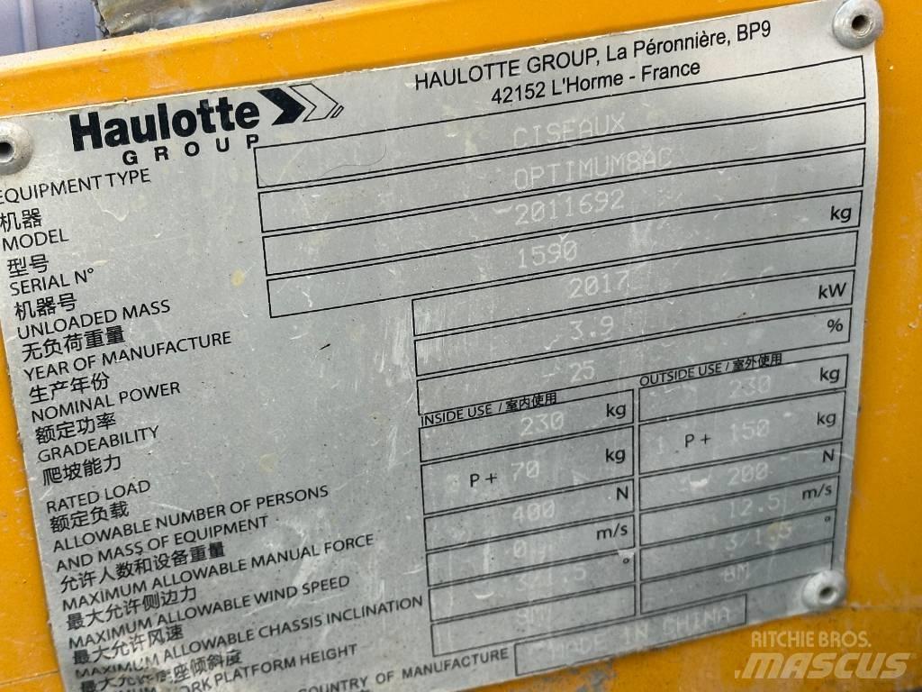 Haulotte OPTIMUM 8 Nůžková zvedací plošina