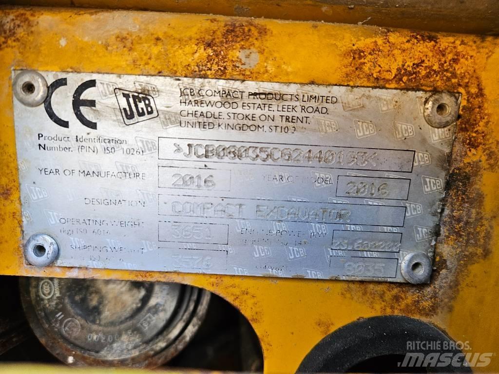 JCB 8035 Mini rýpadla < 7t