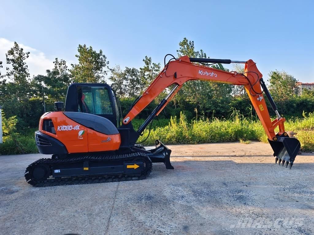 Kubota KX 080-4 CX Midi rýpadla 7t - 12t