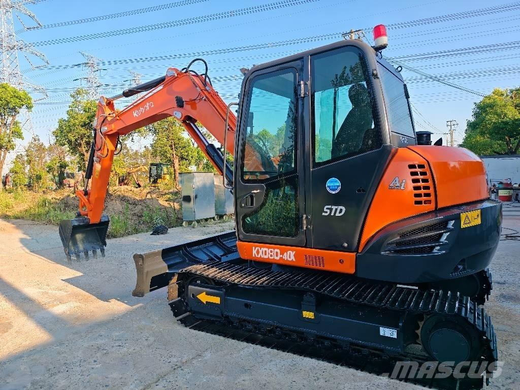 Kubota KX 080-4 CX Midi rýpadla 7t - 12t