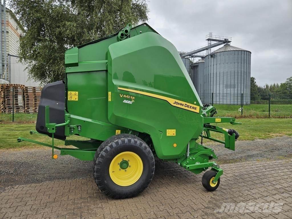 John Deere V461M Lis na válcové balíky