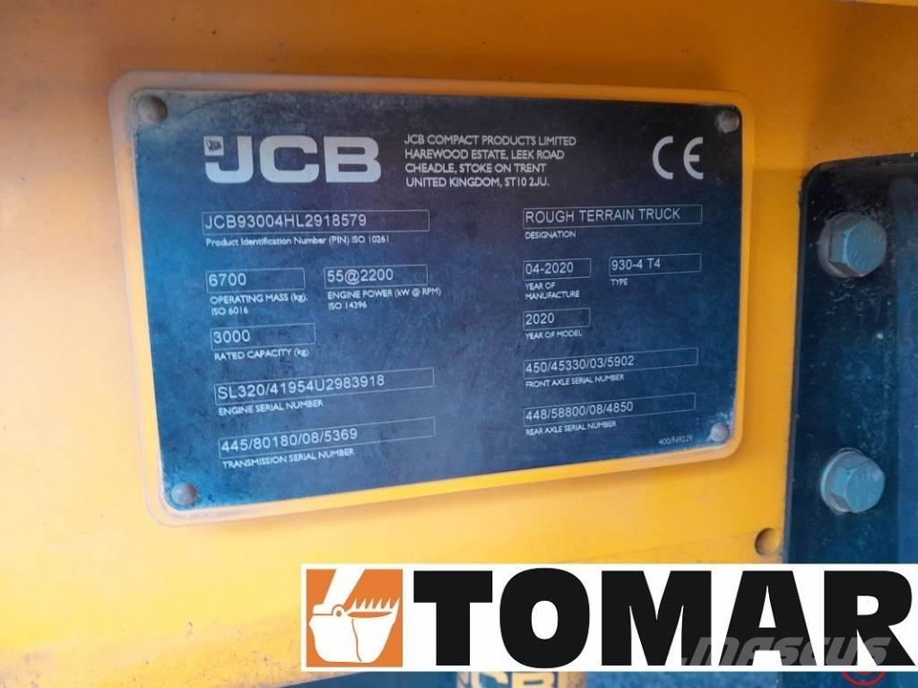 JCB 930-4 Terénní vysokozdvižné vozíky