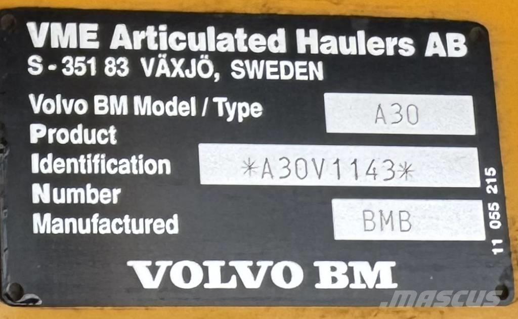 Volvo A 30 Kloubové dempry