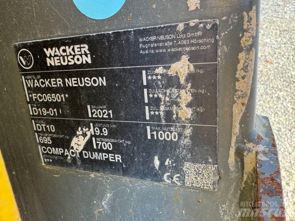Wacker Neuson DT10 Pásové dempry