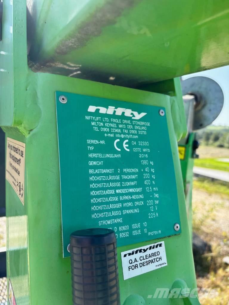 Niftylift 120 T Přívěsové plošiny