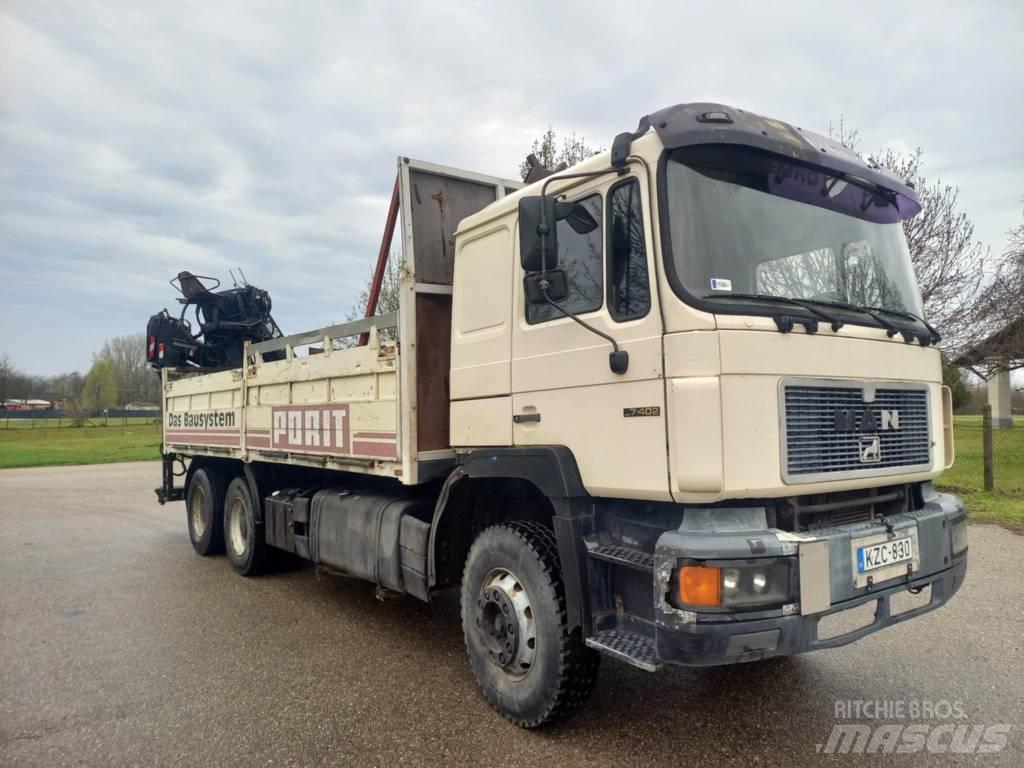 MAN 27.402 Autojeřáby, hydraulické ruky