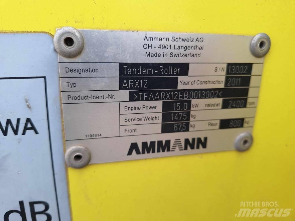 Ammann ARX 12 Tandemové válce