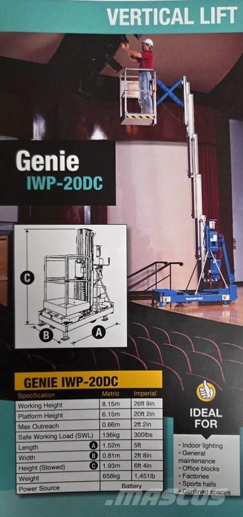 Genie IWP 20 S Vertikální sloupové výtahy