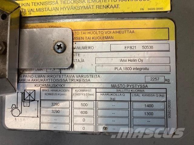 Mitsubishi FB15PNT Akumulátorové vozíky
