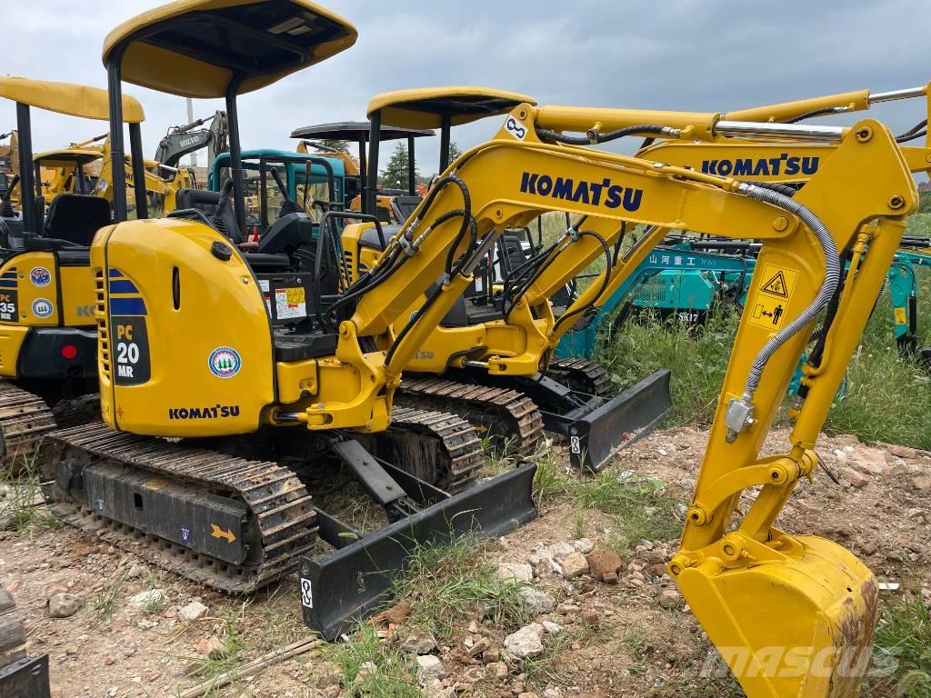 Komatsu PC 20 Pásová rýpadla
