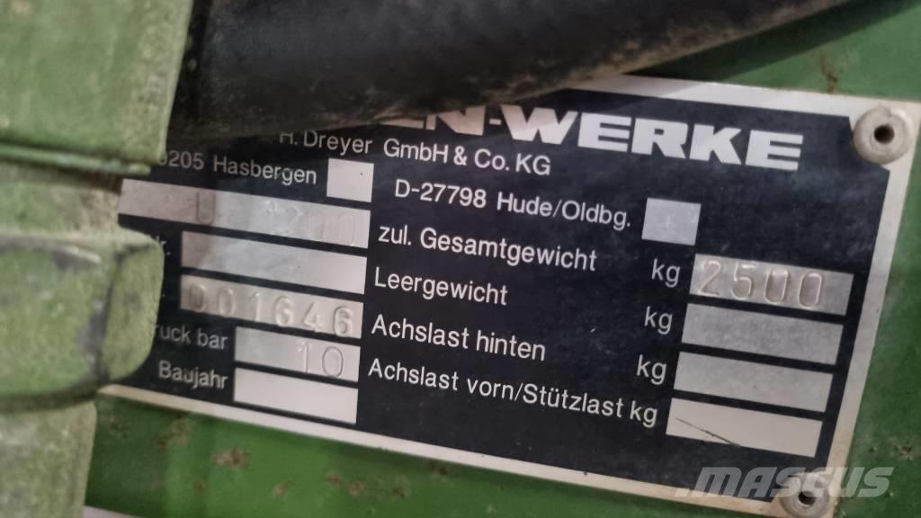 Amazone UF 1200 Nesené postřikovače