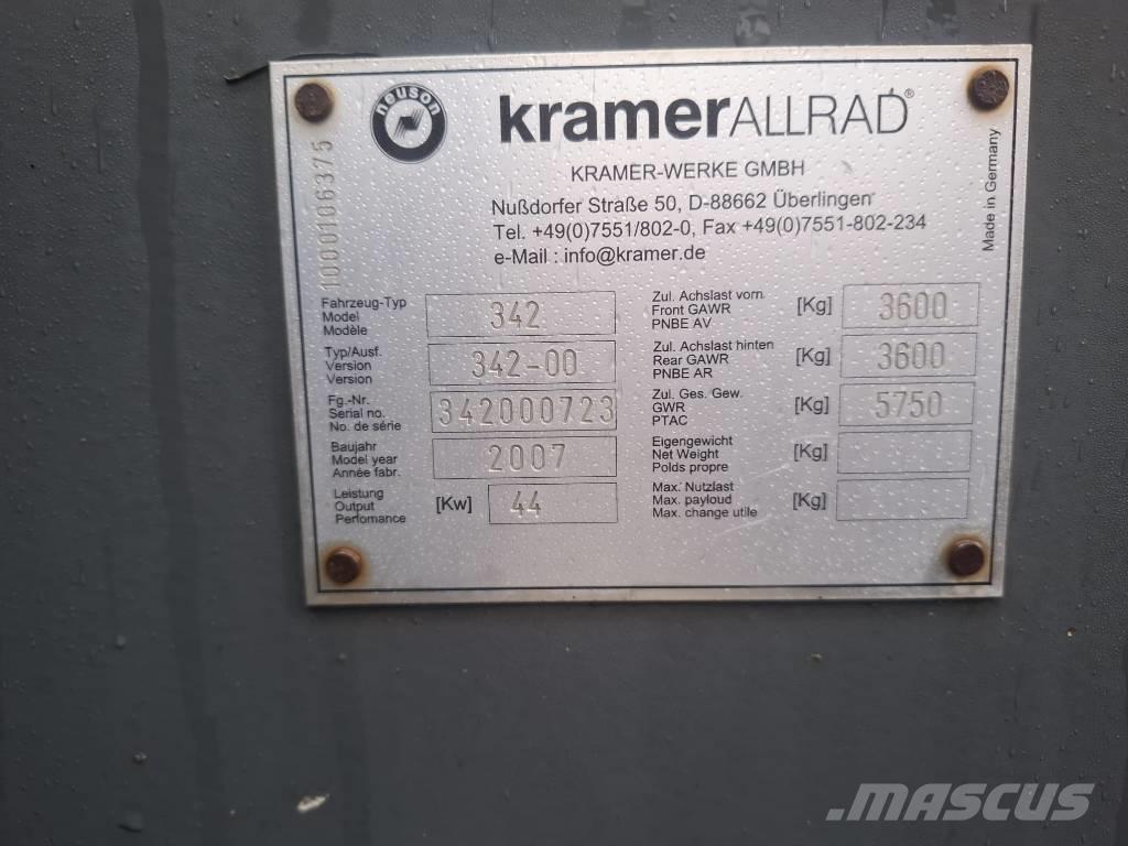 Kramer 380 Kolové nakladače