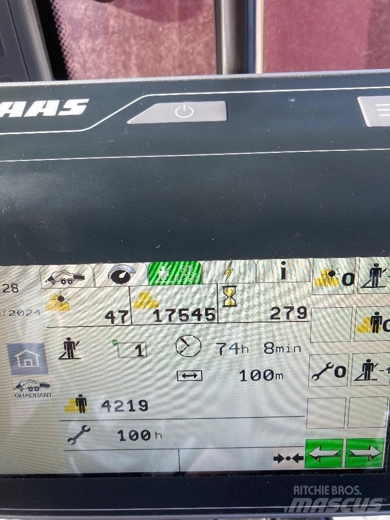 CLAAS Quadrant 4000 Lis na hranaté balíky