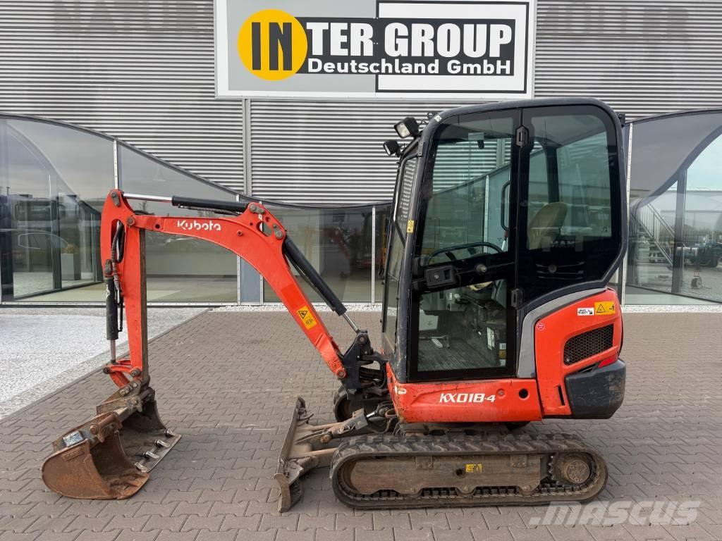 Kubota KX 018-4 Mini rýpadla < 7t