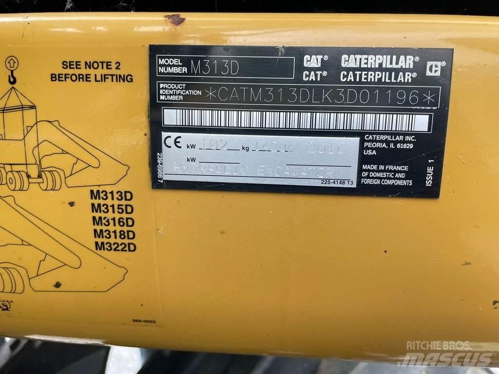 CAT M313D - CE Kolová rýpadla