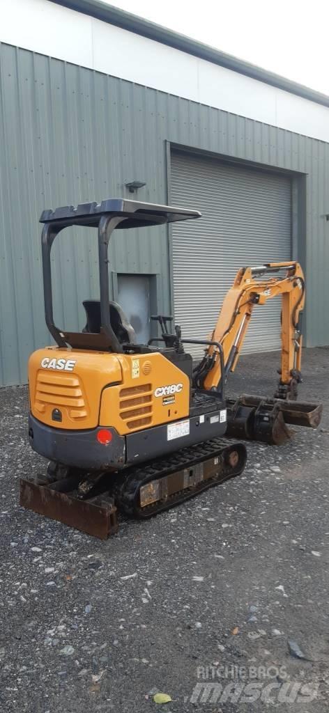 CASE CX18C CANOPY Mini rýpadla < 7t